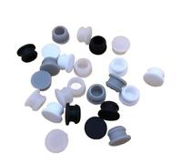 Bouchon en Silicone à pression, 2.5mm-50.6mm, trou en caoutchouc, bouchon d'étanchéité à extrémité aveugle for l'étanchéité(White,9mm(5Pcs))