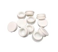Bouchon en silicone, bouchon circulaire caoutchouc, d'étanchéité élastique, ouverture de tuyau 6,8 mm-161,5 mm(White,25 mm 1pcs)