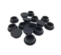Bouchon en silicone, bouchon circulaire caoutchouc, d'étanchéité élastique, ouverture de tuyau 6,8 mm-161,5 mm(Black,48.5 mm 1pcs)