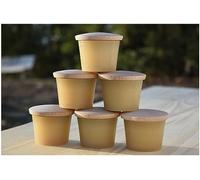 Bouchon en silicone et bois premium pour bidon à vin - Diamètre de bouche tonneau 50 mm (5)