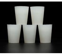 Bouchon en Silicone (Lot de 5) - Bouchon de Laboratoire | Bouchon Conique (24/18mm - h:30mm)