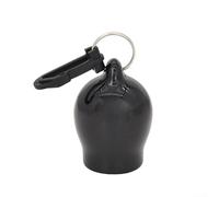 Bouchon en silicone pour embout buccal de plongée avec clip, bouchon anti-poussière pour appareil respiratoire de plongée deuxième étape, orange (E)