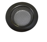 Bouchon Evier Crépine d'évier en Maille d'acier Inoxydable, 1 Attrape-Cheveux(Black M)