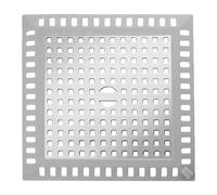 Bouchon Evier Cuisine Carré,Protection de Drain,Filtre de Couverture de Drain de Baignoire,Couvercles de Drain de Douche avec Ventouse, pour Évier de Douche Baignoire,12.5 x 12.5 cm