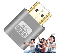 Bouchon factice 4K, Adaptateur factice 4K 1080p, Mini Adaptateur sans tête Adaptateur Disque Play Adaptateur Port utilisable Emulateur HD mining crypto-monnaie, rendu vidéo, la