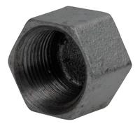 Bouchon Femelle en Fonte Malléable à Cœur Noir - 1''