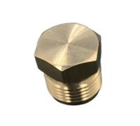 Bouchon fileté mâle femelle SAE UNF, embout de climatiseur en laiton, adaptateur de raccord de tuyau fermé, 1 pièce(Male SAE 3/8inch)