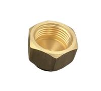 Bouchon fileté mâle femelle SAE UNF, embout de climatiseur en laiton, adaptateur de raccord de tuyau fermé, 1 pièce(Female SAE 3/8inch)