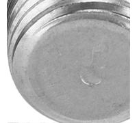 Bouchon fileté mâle NPT 1/4 po en acier inoxydable (lot de 2) avec hexagone interne, universel A