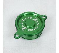 Bouchon Filtre À Huile Vert 3as Racing Pour Moto Kawasaki 450 Kx F 2006 À 2013