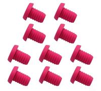 Bouchon Fin Guidon Vélo Route MTB Étanche | Joint TPE expansible, étanchéité totale, empêche le pour desserrage, protection pour poussière et eau, routes (Bright Pink)