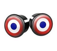 Bouchon guidon route velox a emboiter plastique cocarde sur carte (pr) G