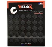 Bouchon guidon route velox a emboiter plastique noir (15 pr) noir G