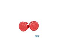 Bouchon guidon route velox a emboiter plastique rouge (pr)