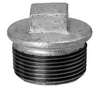 Bouchon Hermann Schmidt Temperguss DN 20, 3/4" avec bord, zingué