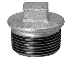 Bouchon Hermann Schmidt Temperguss DN 20, 3/4" avec bord, zingué