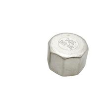 Bouchon Hexagonal intérieur en soie en acier inoxydable 304, raccords de bouchon de tuyau, filetage femelle 1/8 "1/4" 1/2 "3/4", adaptateur de connecteur d'écrou de chapeau 1 pièce(3/8")