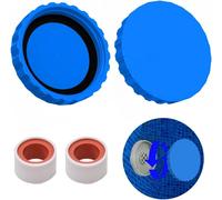 Bouchon Hivernage Piscine,Lot De 2 Bouchons d'hiver pour Piscines Intex et Bestway,avec Joints Assortis,Kit De Fermeture Hivernale pour Piscines,Résistantes Au Gel Et Etanches