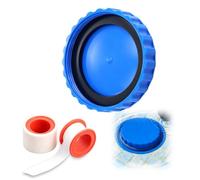 Bouchon Hivernage Piscine pour Intex Bestway 32MM avec Joint et 2*1M Ruban | Ensemble de Fermeture D’Hiver,D’étanchéité Bouchon Hivernale Résistantes Au Gel Et Etanches,Kit Complet Prêt à Poser