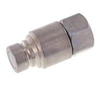 Bouchon hydraulique en acier DN 12.5 à face plate G 1/2 pouce filetage femelle ISO 16028 CEJN D 24.5mm