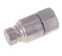 Bouchon hydraulique en acier DN 12.5 à face plate G 3/4 pouce filetage femelle ISO 16028 CEJN D 24.5mm