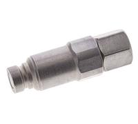 Bouchon hydraulique en acier DN 6.3 à face plate G 1/4 pouce filetage femelle ISO 16028 CEJN Eliminateur de pression D 16.2mm