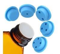 Bouchon intérieur en silicone for bouteilles GL45 - avec 1 à 4 trous for tiges d'électrode et collecteur de gaz(2-holes 5pcs)