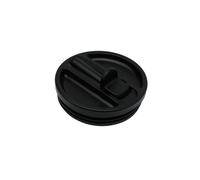 QWETCH Bouchon Étanche avec Paille Rabattable - Compatible Travel Cup Couvercle Hermétique pour Tumbler Isotherme - Accessoire Gourde Inox - Anti-Fuite & Hydratation Facile - Noir