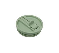 QWETCH Bouchon Étanche avec Paille Rabattable - Compatible Travel Cup Couvercle Hermétique pour Tumbler Isotherme - Accessoire Gourde Inox - Anti-Fuite & Hydratation Facile - Vert Tilleul