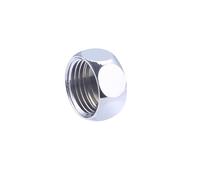 Bouchon Laiton Chromé Femelle 15x21 (1/2) x2 bouchons NOYON & THIEBAULT