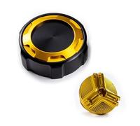 Bouchon Liquide Frein Avant Et Bouchon Remplissage Huile Moteur Pour Suzuki GSXR GSX-R 600 750 1000 1000 RX Gsx-r1000 Bouchon réservoir carburant moto(Un ensemble d'or)