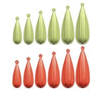 Bouchon Lumineux En Caoutchouc Pour Pratique De Pêche, Pour Enfants, Spécialement Conçu Pour L'action De Lancer, Accessoires De Pêche, 6 Pièces