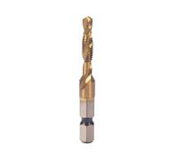 Bouchon métrique taraud à main forets HSS 6542 vis filetage à pointe en spirale M3 M4 M5 M6 M8 M10 Kit de tarauds à tige hexagonale for le travail des métaux(M5)
