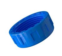 Bouchon obturateur femelle, raccords de plomberie en PVC, bouchons obturateurs, bouchon de tuyau en PVC, bouchon de tuyau fileté interne bleu 25mm