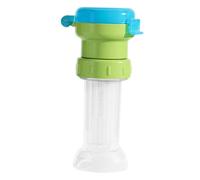 Bouchon Paille Gourde Enfant Couvercle Twist Compatible avec Bouteille Boîte de Rangement et Paille Flip Top en PP Silicone Adapté Aux Sorties École V, Vert Bleu