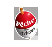 Bouchon Pêche En Rivières - 20x14cm - Sticker/Autocollant