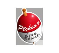 Bouchon Pêcheur D'eau Douce - 20x14cm - Sticker/Autocollant
