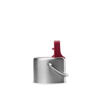 Bouchon Pipette Sport Qwetch - Compatible Bouteilles Active 350ml/600ml/1L, ICON & KIDS - Hydratation rapide - Anse intégrée - Inox recyclé - Sans paille - Grenat