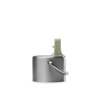 Bouchon Pipette Sport Qwetch - Compatible Bouteilles Active 350ml/600ml/1L, ICON & KIDS - Hydratation rapide - Anse intégrée - Inox recyclé - Sans paille - Vert Tilleul