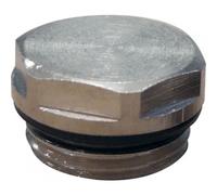 Bouchon plein pour radiateur acier - mâle 15x21 RIQUIER