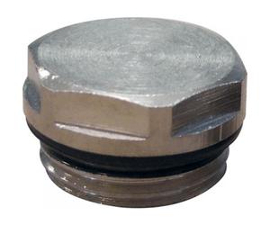 Bouchon plein pour radiateur acier - mâle 15x21 RIQUIER