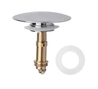 Bouchon pop-up clic-clac, 66 mm, bonde d'évier pour cuisine, salle de bain, lavabo, baignoire, laiton massif plaqué chrome