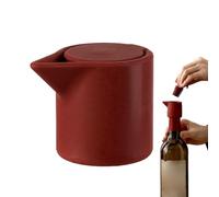 Bouchon pour bouteilles de vin, silicone hermétique anti-fuite | Couvercle pour bouteille de vin, café, hôtel, restaurant, cuisine, centre commercial, anniversaire, Noël, bar, dîner