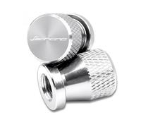 Bouchon pour Corps de Valve Pneu Aluminium Lot 2 b pour Leoncino 500 LeonineX Bouchons De Valve Pneu Moto en Aluminium CNC - 2 Pièces(Silver)