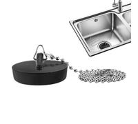 Bouchon pour évier de cuisine, bouchon anti-blocage, joint en caoutchouc flexible, réutilisable, résistant à la chaleur, pour la rétention d'eau, protection contre les égouts, nettoyage quotidien du