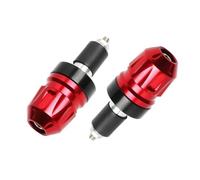 Bouchon pour Guidon Embouts De Guidon De Moto, Poids D'extrémité De Guidon De Moto Pour Suzuki Pour GSX250R GW250 DL250(Red)