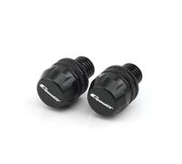 Bouchon pour rétroviseurs Pour C400GT Accessoires Motos Caches Pour Trous De Rétroviseurs Cache Pour Trou Rétroviseur Vis À Boulon Décoratifs(Black)