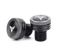 Bouchon pour rétroviseurs Pour MT09 MT07 MT03 MT10 MT01 MT 125 15 FZ09 FZ07 Accessoires Pour Motos Rétroviseurs Bouchons Vis Cache(Hole Plug-Grey)