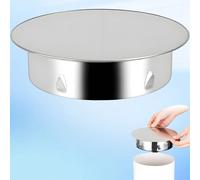 Bouchon Pour Tuyau De Poêle, Couvercle De Tuyau, Couvercle De Cheminée, Couvercle De Trou De Cheminée 40mm-200mm Sphérique Capuchon Couvercle De Capot De Cheminée Pour Tuyaux(125mm/4.9in)