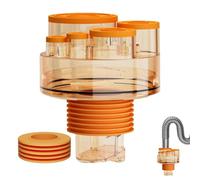 Bouchon pour Tuyau D'Évacuation De Machine À Laver | Dispositif Anti-Retour | Bouchon D'Étanchéité pour Tuyau De Vidange | pour Maison Cuisine Buanderie Salle De Bain sous-Sol Appartement